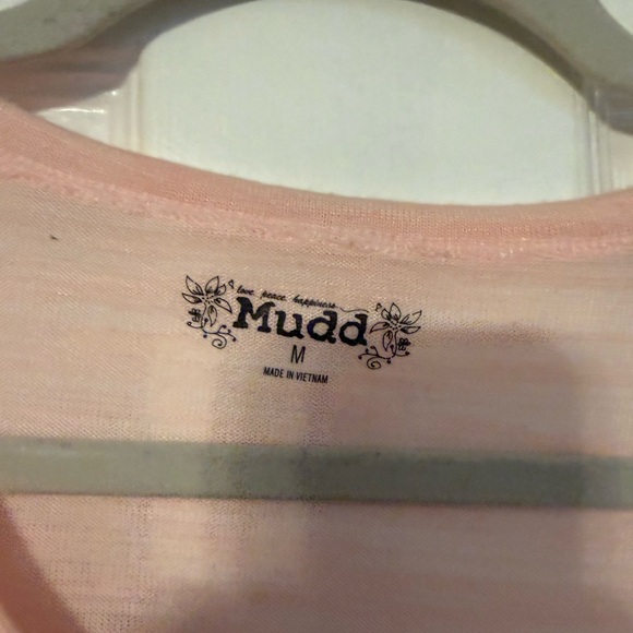 Mudd Women's Light Pink Long Sleeve Tee - Picture 2 of 4
